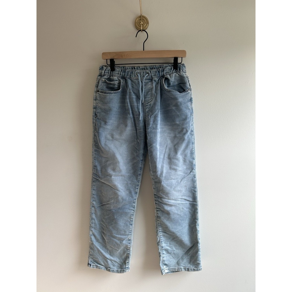 Cat & Jack Boys Athletic Fit Jeans Size 16 Washed Strap Kids Boys Pants